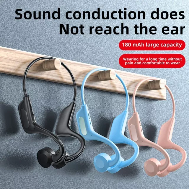 Casque à Conduction Osseuse Bluetooth 5.1 éCouteurs Sans Fil Casque De Sport