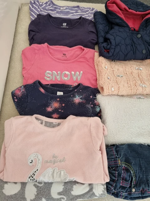 Girls Clothes Bundle Age 4-5 Years Gap, M&S,H&M, Mini Club, Primark 10 items 2