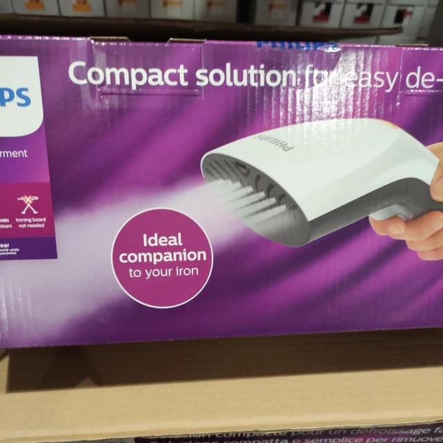 BRAND NEW PHILIPS GC301/86 1000W Handheld Compact Garment Steamer