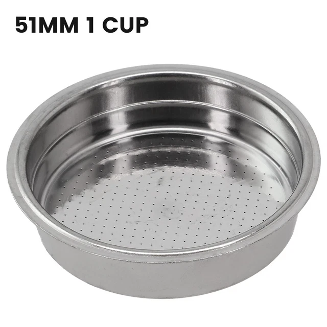 1 Cup 2 Cups Stainless Steel Pressurized Coffee Filter High Quality Basket