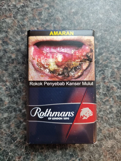 EMPTY ROTHMANS CIGARETTE 20 packet - Malaysia £16.00 - PicClick UK