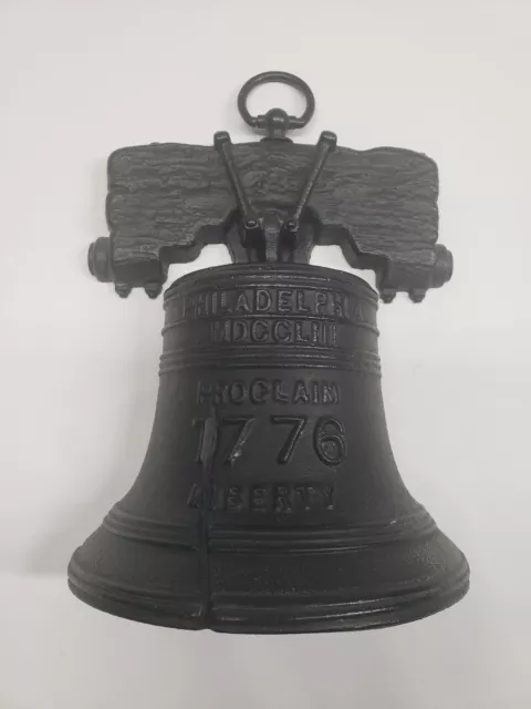 Liberty Bell Cast Iron Wilton Products Bookend / Wall Decor