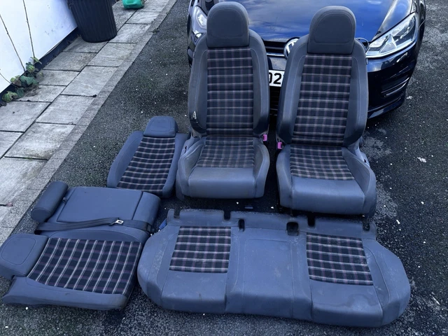 VW GOLF MK5 GTI TARTAN CLOTH SEATS Complete Front and Rear