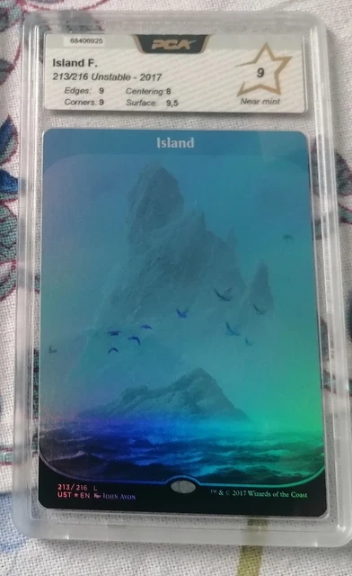 MAGIC THE GATHERING Unstable Foil Island Island 213/216 $125.00
