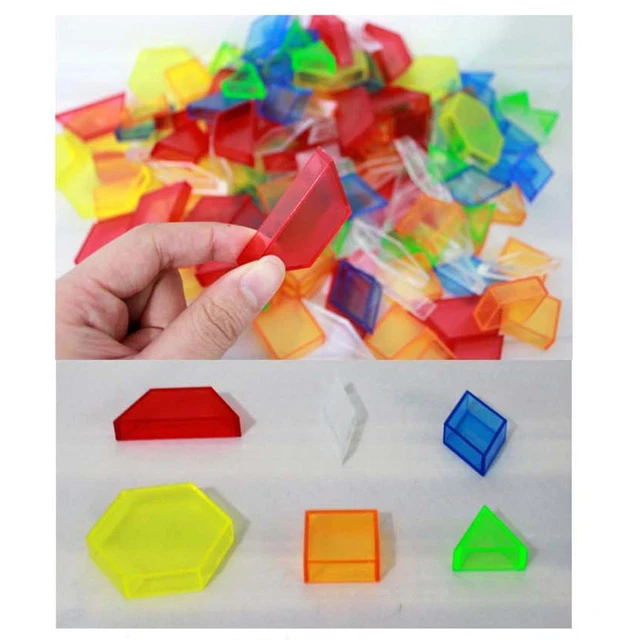 180pcs blocs de construction colorés translucides jouets pour enfants enfants