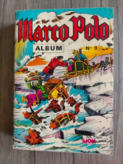 album recueil MARCO POLO n° 9 avec n° 61.62.63.64 /1965 mon journal 100% COMPLET