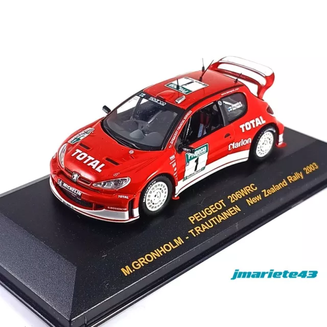 Peugeot 206 WRC #1 Gronholm - Rautianen New Zealand 2003 1:43