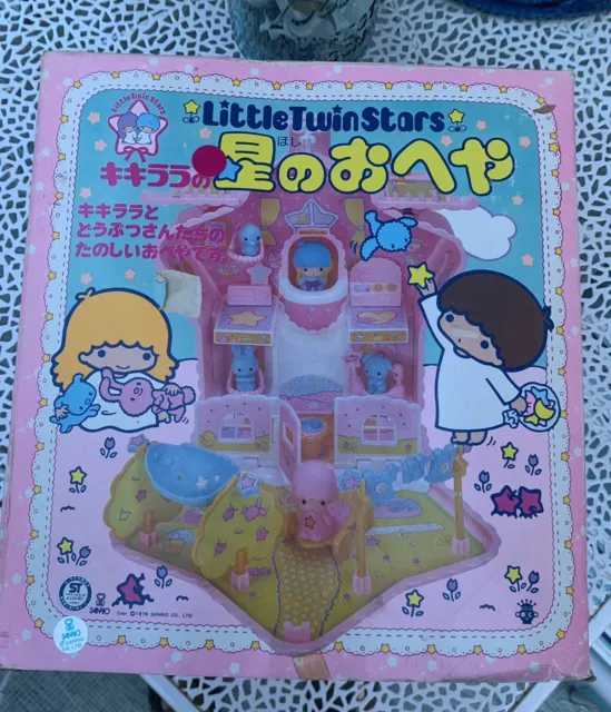 Takara Sanrio Little Twin Stars Kirakira Star Room House 1976 Vintage Retro Takara Sanrio Little Twin Stars Kirakira Star Room House 1976 Vintage Retro