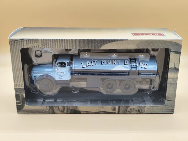 Camion Citerne à Lait Volvo N88 Mont-Blanc 1/43 - Modèle Réduit IXO Collection D'Autrefois