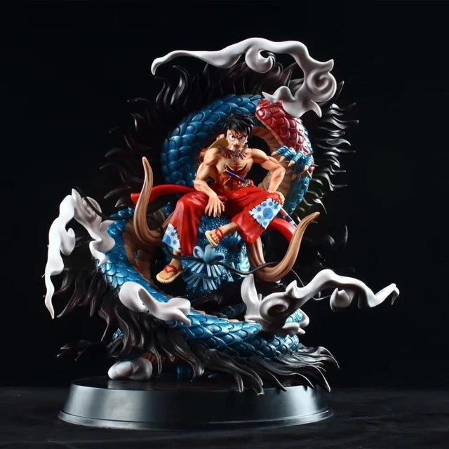 ONE PIECE FIGURE Luffy VS Kaido PVC STATUE Boxed 15" Model Toy Anime