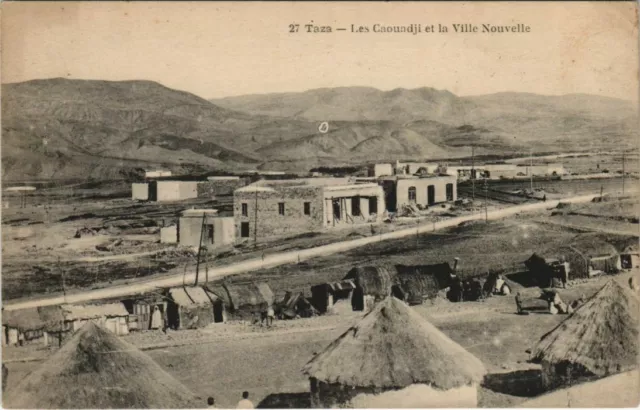 CPA AK TAZA Les Caouadji et la Ville Nouvelle MAROC (23641)