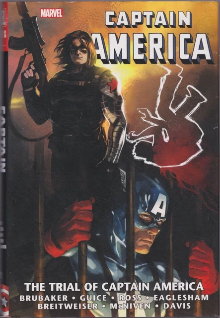 THE TRIAL OF CAPTAIN AMERICA OMNIBUS HARDCOVER BOOK by Ed Brubaker-Marvel Comics