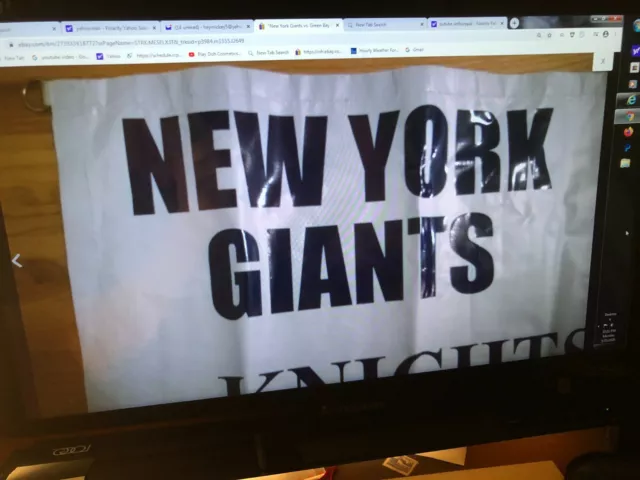 &NEW YORK GIANTS vs. Green Bay Packers\