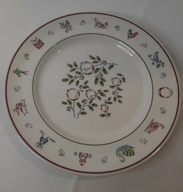 Johnson Brothers - The Twelve  Days Of Christmas - Gold Rings - Dinner Plate