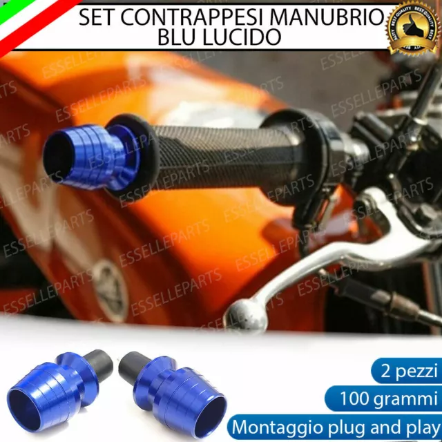 Bilancieri Manubrio Stabilizzatori Piaggio Beverly 350 Alluminio Blu