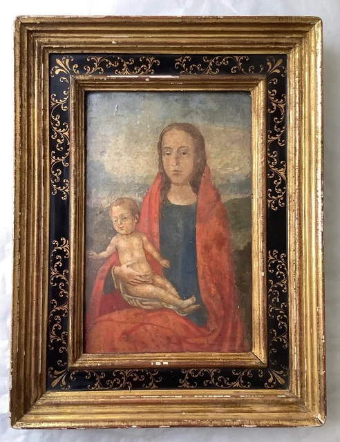 15th Century Circle Hans MEMLING MADONNA and CHILD FLEMISH OLD MASTER Oil /Wood