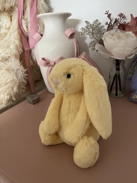 JELLYCAT SMALL BASHFUL Lemon Bunny Retired And Rare £42.30 - PicClick UK