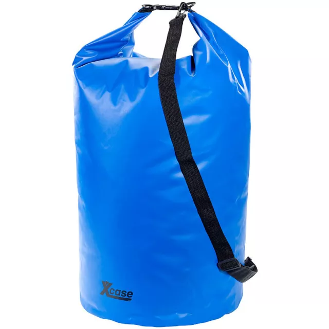 Xcase Wasserdichter Sack: Wasserdichter Packsack 70 Liter, blau