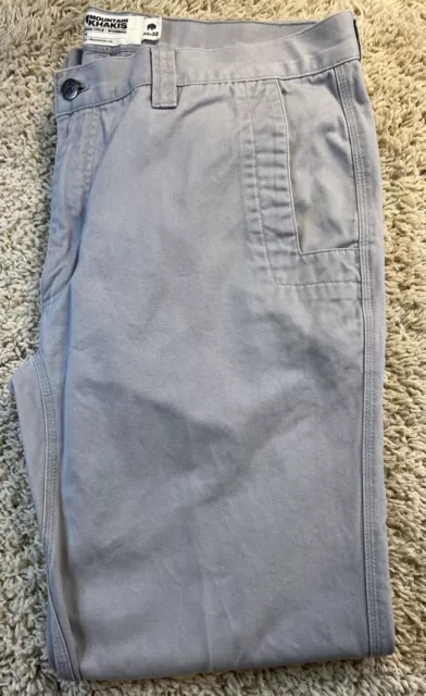 Mountain Khakis Jackson Hole Wyoming 38x32 Cotton Gray