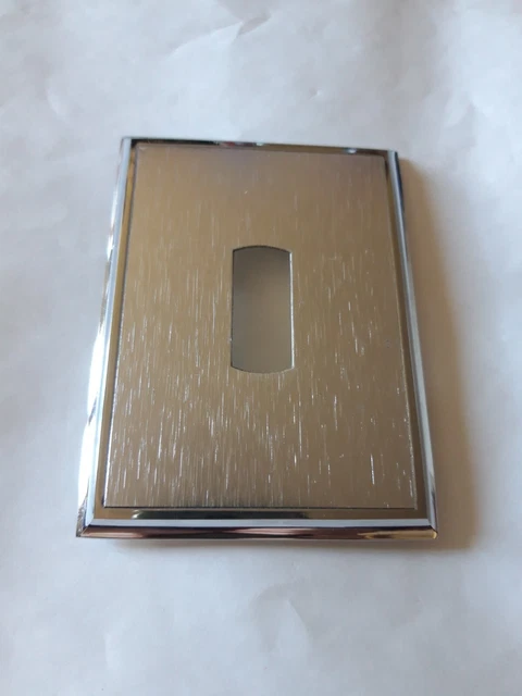 Interrupteur double Arnould avec plaque dorée - Bricolage