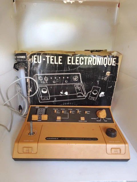 FONCTIONNELLE - Ancienne console de jeu video Hanimex HMG