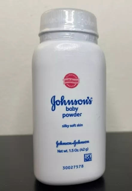 Johnson's Baby Powder 1.5 oz 42g Talc Fragrance Sealed Travel Size Sealed
