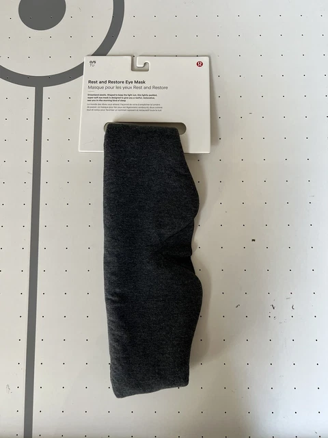 Lululemon Rest and Restore Eye Mask Black Unisex - SOLD OUT