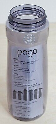 Pogo BPA Free Tritan Replacement Water Bottle 32oz Only No Lid Not Included Grey 9