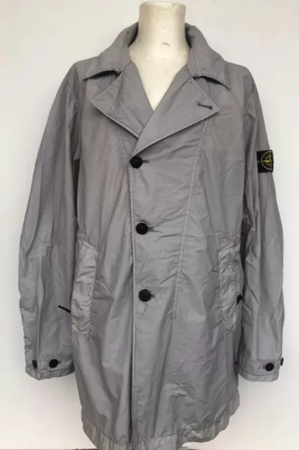 Stone Island Giubbino Leggero Giacca Trench Uomo Jacket Naslan Light Watro