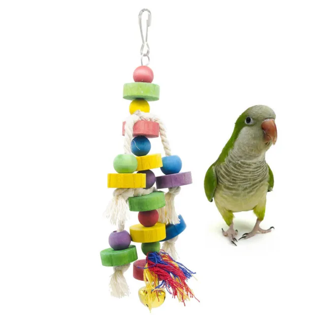 M Hölzern Spielzeug Für Vogelkäfige Papageienspielzeug Hängestangen