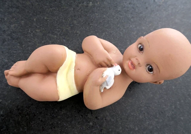 Jésus En Cire Pour Crèche De Noël - 21 Cm - Yeux Sulfure Bleus - Époque Napoléon III