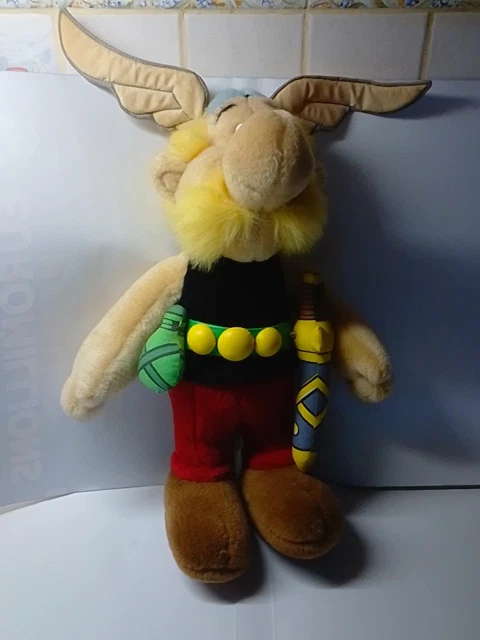 Peluche Astérix 30 Cm - Parc Astérix 2005 - Vintage - Occasion état Correct