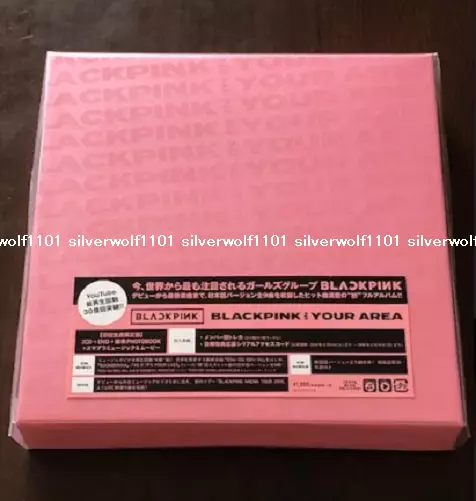 BLACKPINK IN YOUR AREA Limited Edition CD+DVD+Photobook+Card+Box AVCY58783 Japan