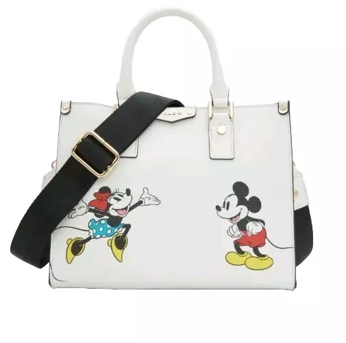 Aldo X Disney Tote Bag Mickey Mouse & Minnie Mouse Crossbody Purse 3-pc Set NWT