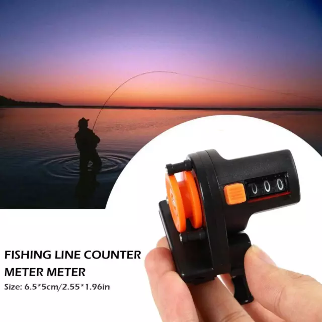 DIGITAL FISHING FINDER Gauge Line Counter Meter For Fishing Rod