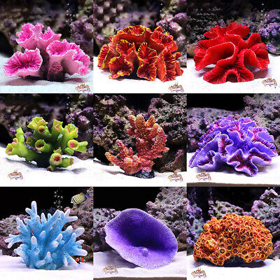 Artificial Resin Coral Reef Aquarium Ornament Landscaping Fish Tank Decor Home