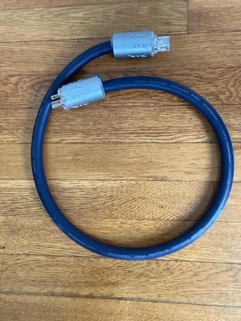 Furutech FP-S55N w/ Rhodium Connectors  1 mtr Power Cable. Amazing!