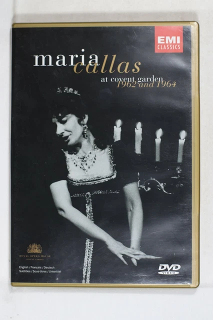 MARIA CALLAS AT Covent Garden 1962 & 1964 DVD All Region see