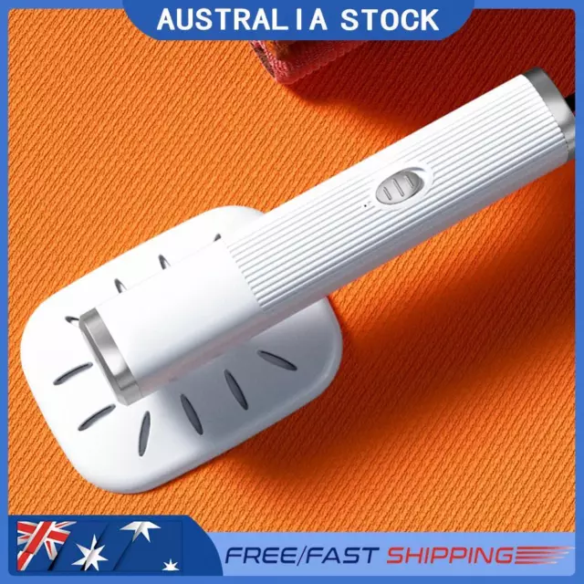 Dry & Wet Steam Iron USB Powered Handheld Iron Steamer for Home Travel (White)