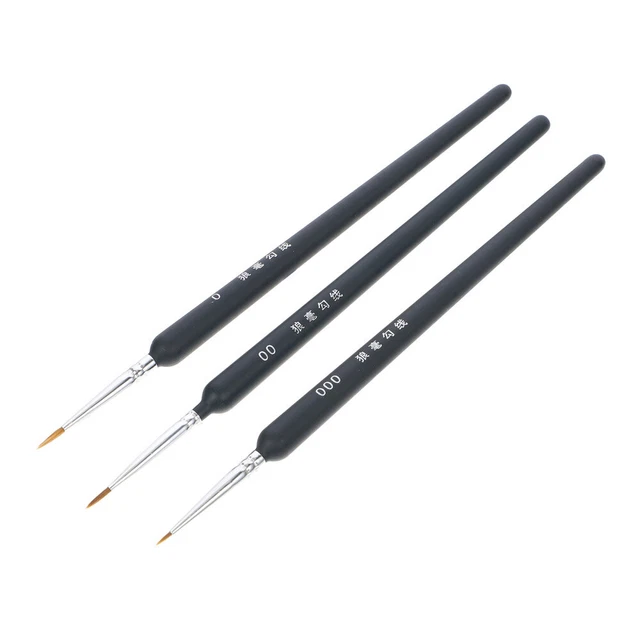 3 Pcs Lehmhandwerk Malutensilien Miniaturmalpinsel Schnur Arbeit Kind