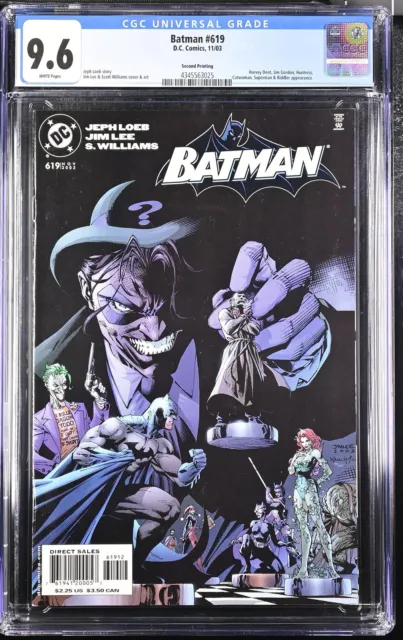 Batman 619 CGC 9.6 2003 4345563025 2nd Print Catwoman, Superman & Riddler