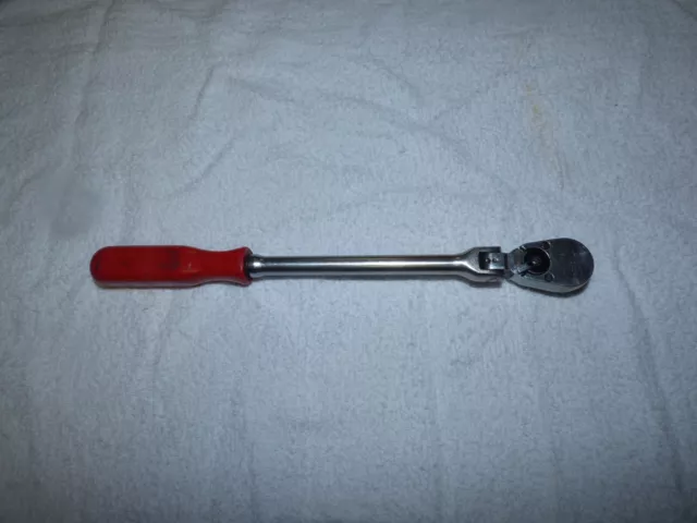 MAC Tools#XR11FPA - 3/8" Dr., Flex Head, Ratchet, 12” Long Hard Red Handle-USA-