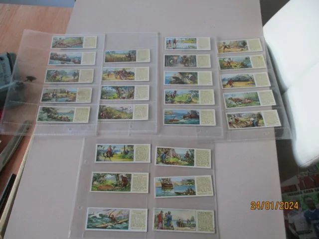 Typhoo Swiss Family Robinson 1935 Full Set of 25 cards in plastic sleeves