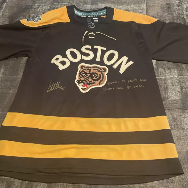 Linus Ullmark Boston Bruins 2023 NHL Winter Classic Game-Used Jersey - Worn  During the First Period - Size 60G - NHL Auctions