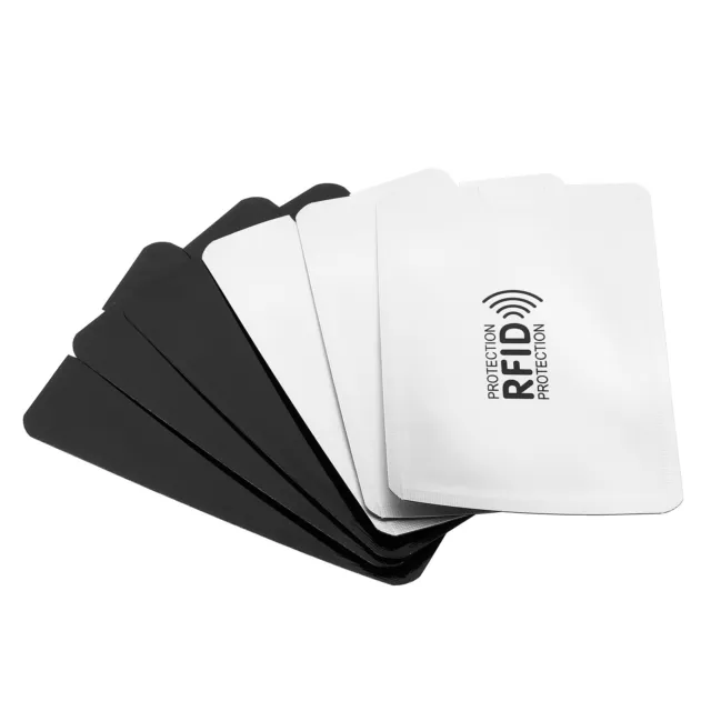 24Pcs RFID Blocking Sleeves Identity Theft Credit Card Protector Holders 2Color