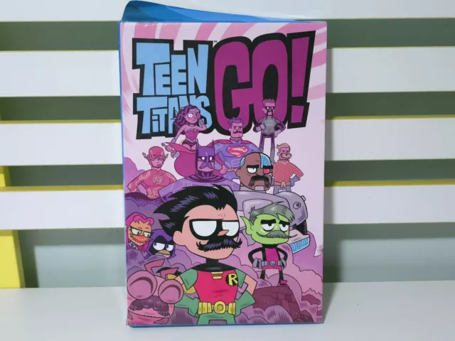 Teen Titans Go! 4 PB Book Set + Slipcase! By DC Comics