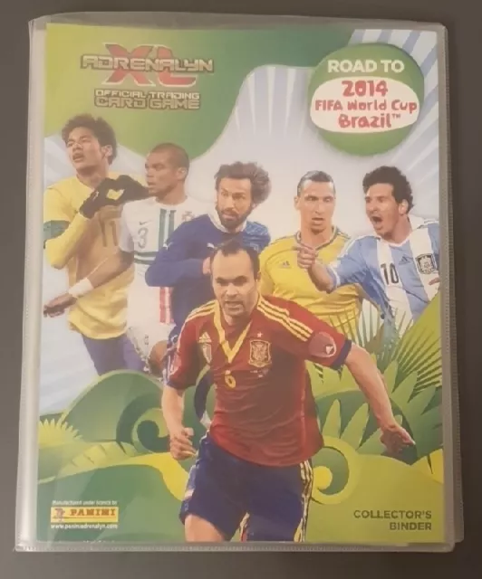 Panini Adrenalyn XL Road to WM 2014 World Cup Brazil Sammelmappe mit 207 Karten