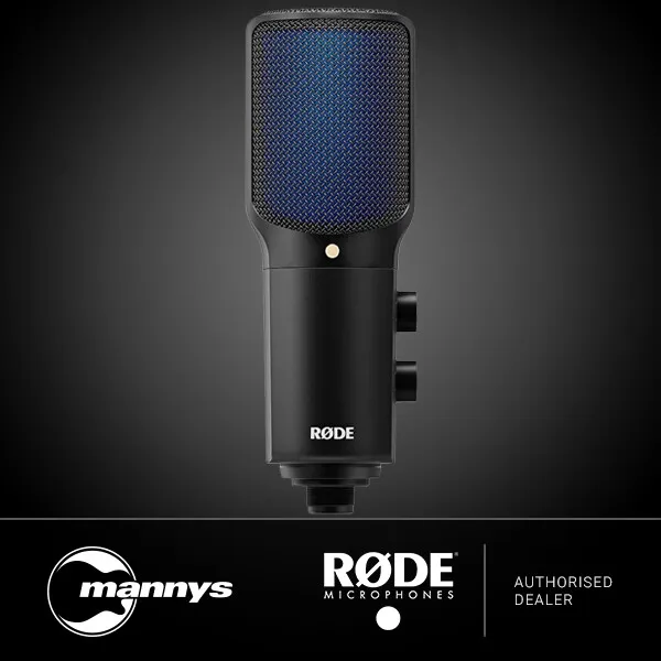 Rode NT-USB+ USB Condenser Mic w/ Ultra Low Noise High Gain Revolution Preamp