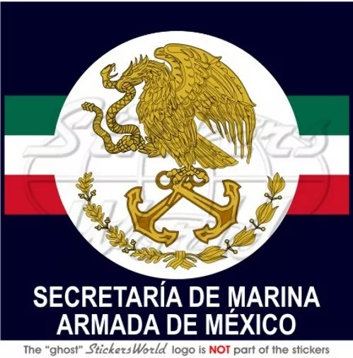MEXIKANISCHE Marine MEXIKO SEMAR Armada de Mexico Vinyl Sticker Aufkleber 83mm