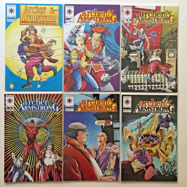 Valiant 14 Comic Lot Archer & Armstrong Eternal Warrior Vol 1 Punx 1-3 Manga